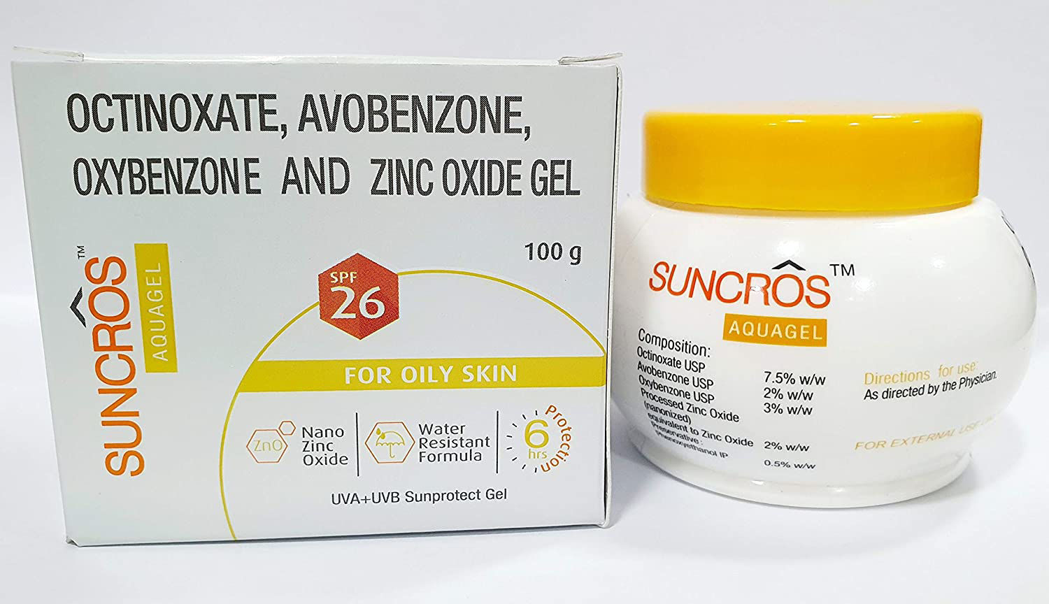Suncros Aqua Gel SPF 26 100g