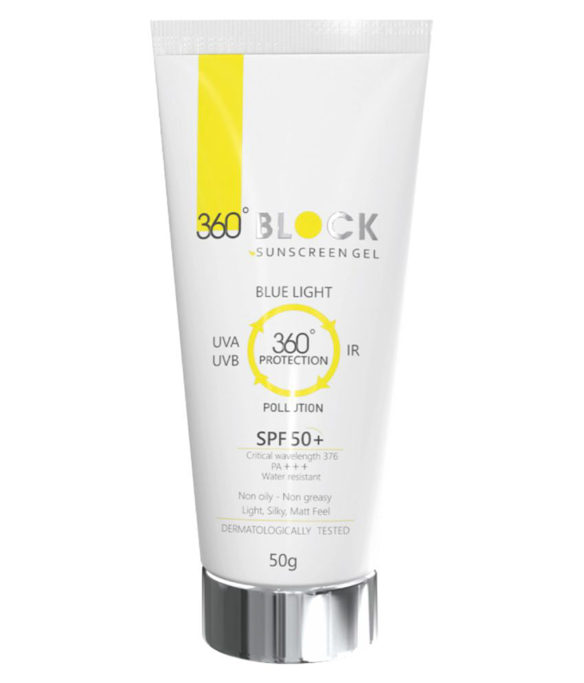 360 Block Sunscreen Gel SPF50+ 50g