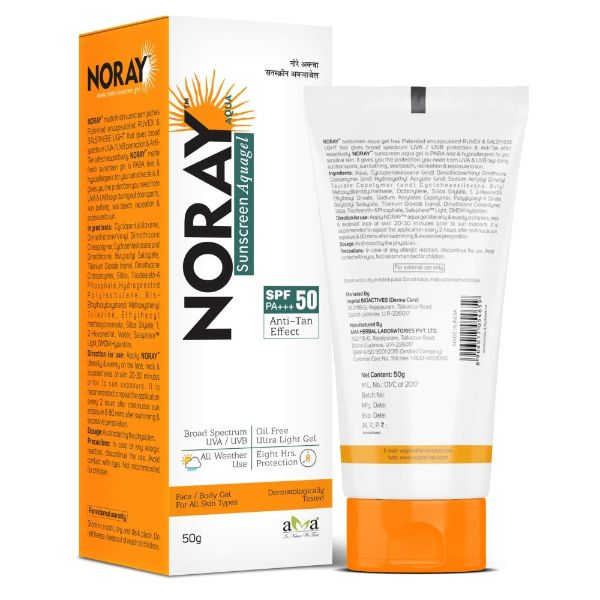 Noray Aqua Sunscreen Aquagel SPF50 50g