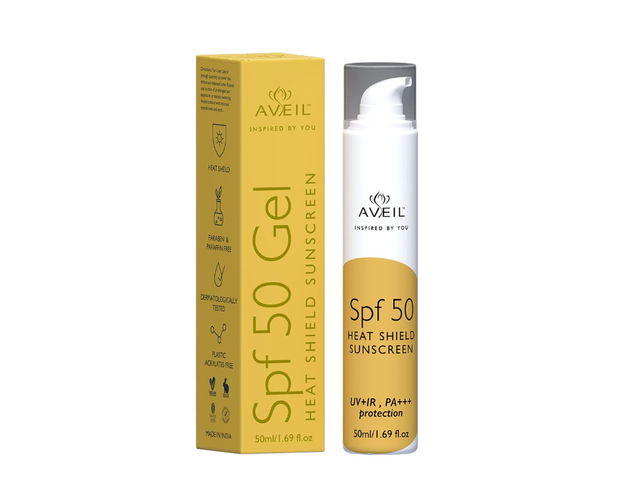 Aveil SPF50 Gel Heat Shield Sunscreen 50ml