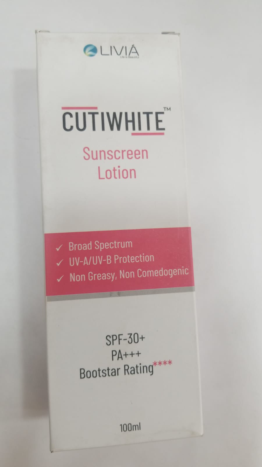 Cutiwhite Sunscreen Lotion SPF30+ 100ml