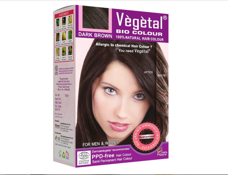 Vegetal Bio Colour (dark Brown) 50 g
