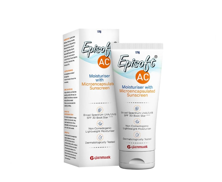 Episoft AC Moisturiser with Microencapsulated Sunscreen 125g