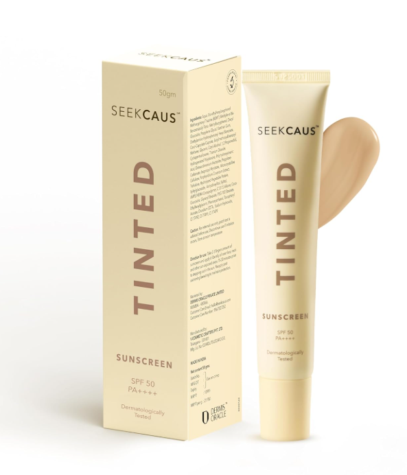 Seekcaus Tinted Sunscreen SPF50+ 50g