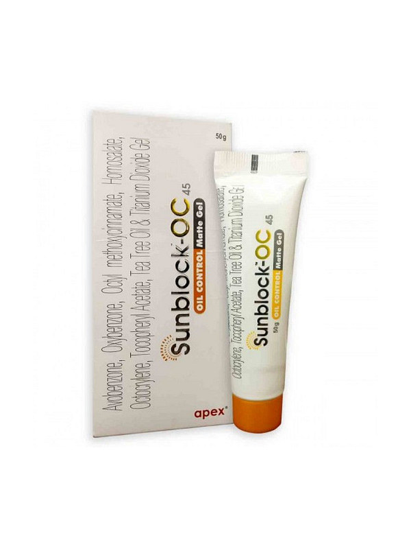 Sunblock Oc 45 Oil Control Matte Gel 50g