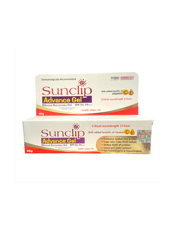 Sunclip Advance Silicone Sunscreen Gel SPF 50 PA+++ 60g
