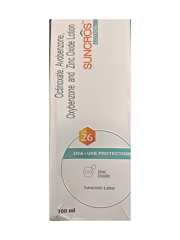Suncros Sunscreen Lotion SPF 26 100ml