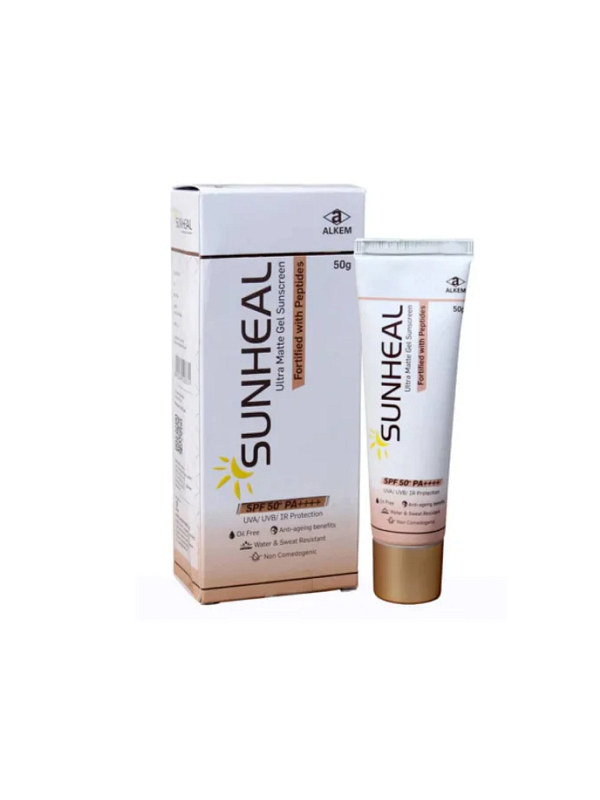 Sunheal Ultra Matte Gel Sunscreen SPF 50+ PA++++ 50g