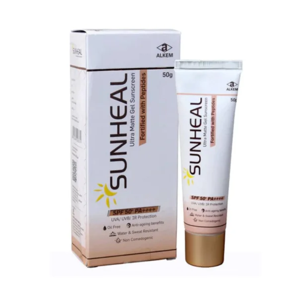 Sunheal Ultra Matte Gel Sunscreen SPF 50+ PA++++ 50g