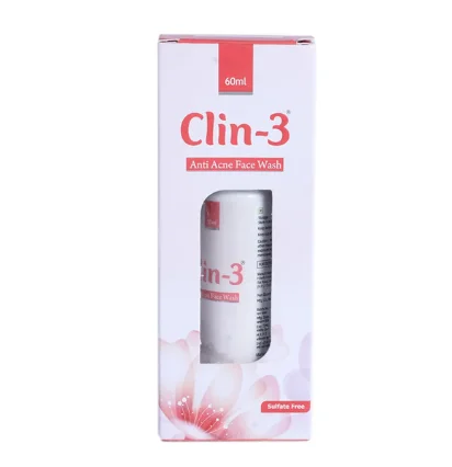 Clin 3 Anti Acne Face Wash 100ml