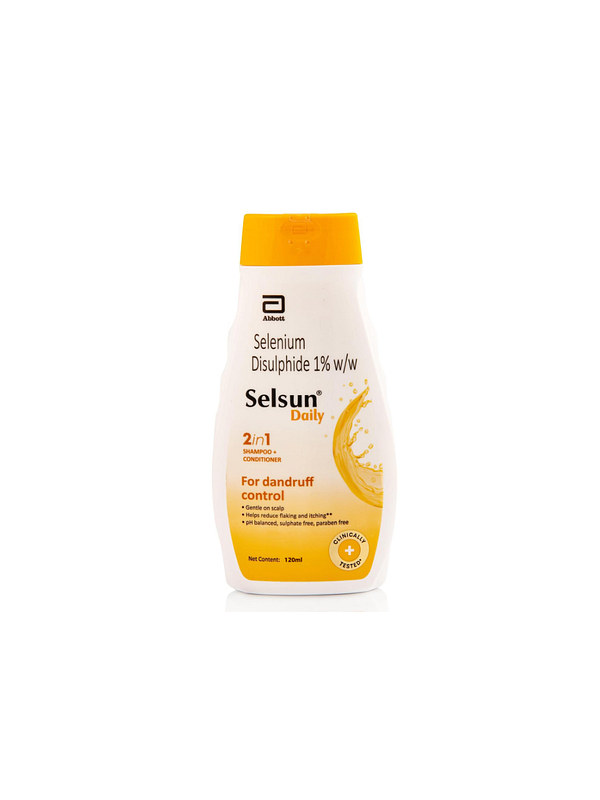 Selsun Daily Anti-Dandruff Shampoo For Dry Scalp 120ml