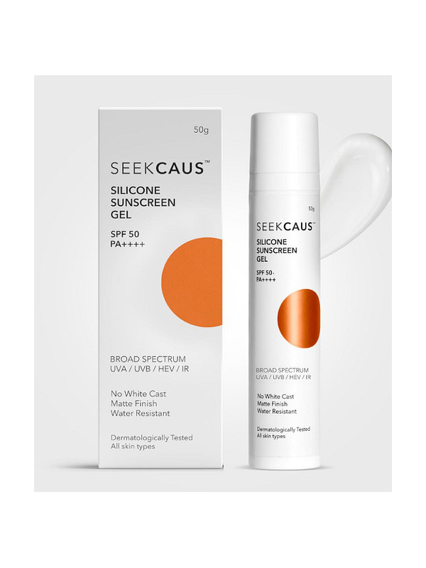 Seekcaus Silicone Sunscreen Gel SPF 50 PA++++ 50g