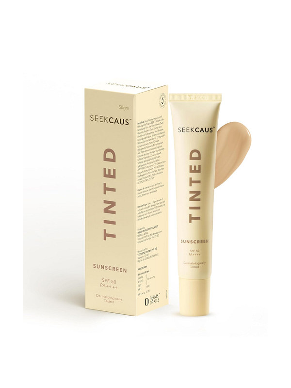 Seekcaus Tinted Sunscreen Gel SPF 50 PA++++ 50g