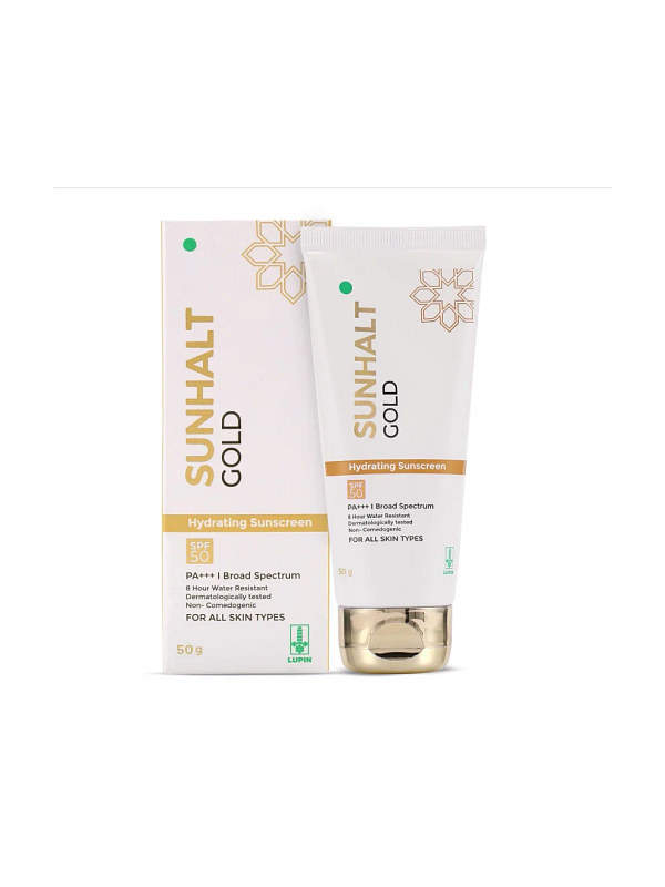 Sunhalt Gold Hydrating Sunscreen SPF 50 PA+++ 60g