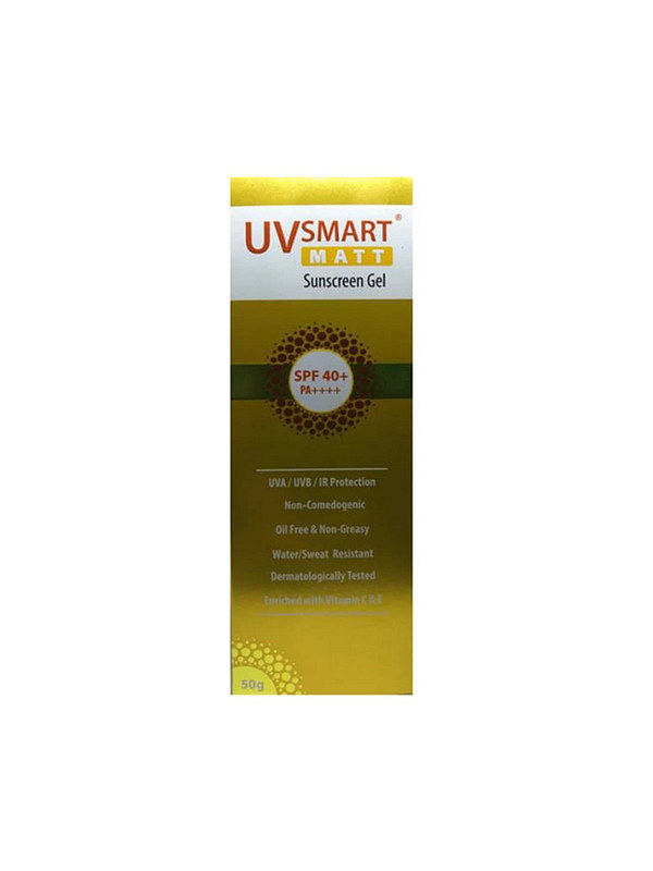 UVsmart Matt Sunscreen Gel SPF 40+ PA++++ 50g