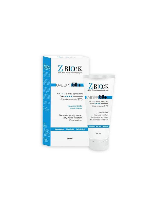 Z Block 25% Zinc Oxide Sunscreen Gel 50ml