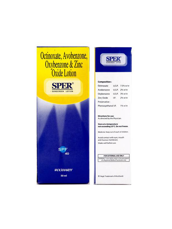 Sper Sunscreen SPF 40 Lotion 50ml