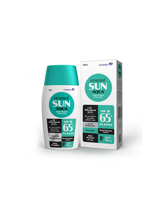 Venusia Sun Aqua Water Based Sunscreen SPF 65+ PA++++ 50ml