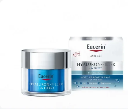 Eucerin Hyaluron-Filler 3x Effect Ultra Light Night Cream 50ml