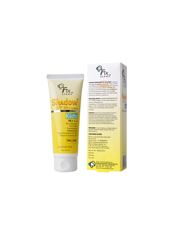 Fixderma Shadow Kids SPF 30+ Lotion 75g