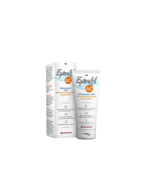 Episoft AC Moisturiser with Microencapsulated Sunscreen SPF 30 125g