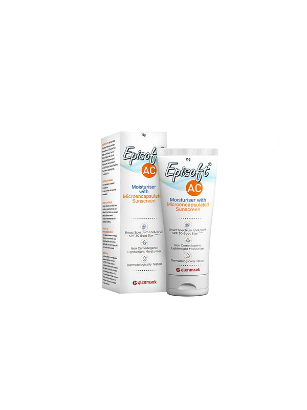 Episoft AC Moisturiser SPF 30 With Microencapsulated Sunscreen 75g
