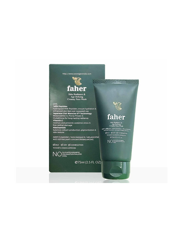 Faher Skin Radiance & Age Defying Creamy Face Wash 75ml