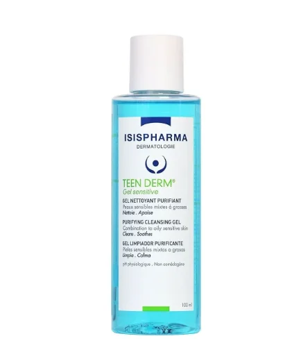 Isispharma Teen Derm Gel Sensitive Purifying Cleansing Gel 100ml