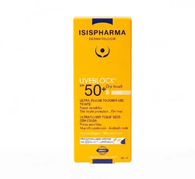 Isispharma Uveblock SPF50+ Dry Touch Light Tinted Fluid 40ml