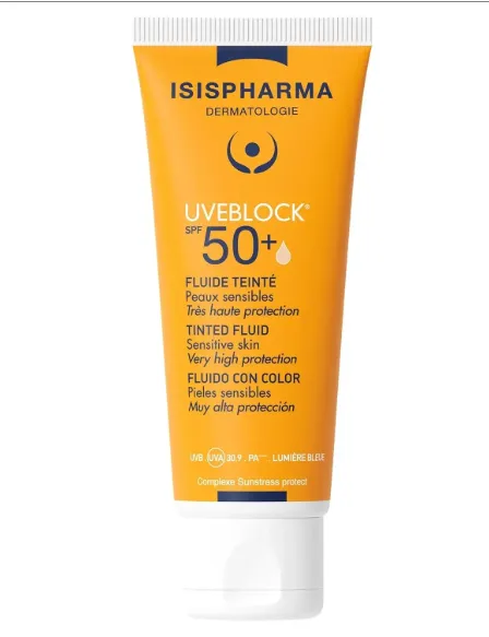 ISIS Pharma Uveblock SPF50+ Fluid Tinted Invisible 40ml