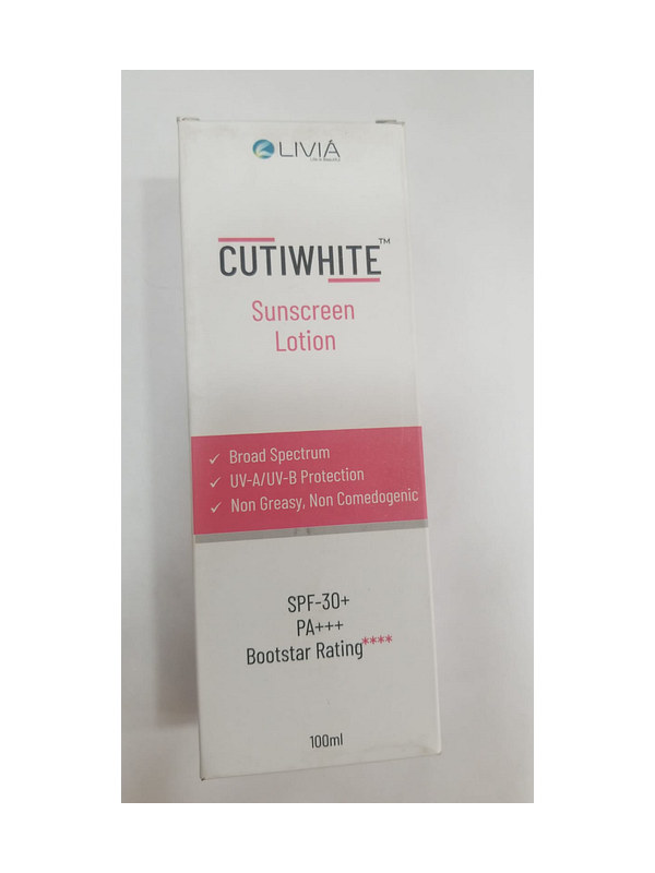 Cutiwhite Sunscreen Lotion SPF 30+ PA+++ 100ml
