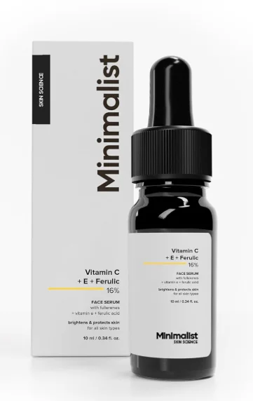 Minimalist Vitamin C + E + Ferulic 16% Face Serum 30ml