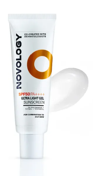Novology SPF50 PA++++ Ultra Light Gel Sunscreen 50g