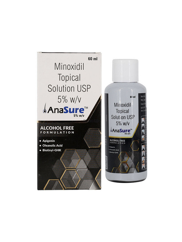 Anasure 5% Solution Alcohol Free 60ml
