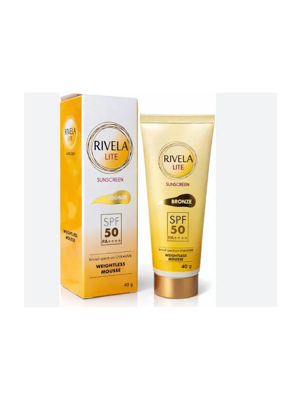 Rivela Lite Bronze Sunscreen SPF 50 PA++++ 40g