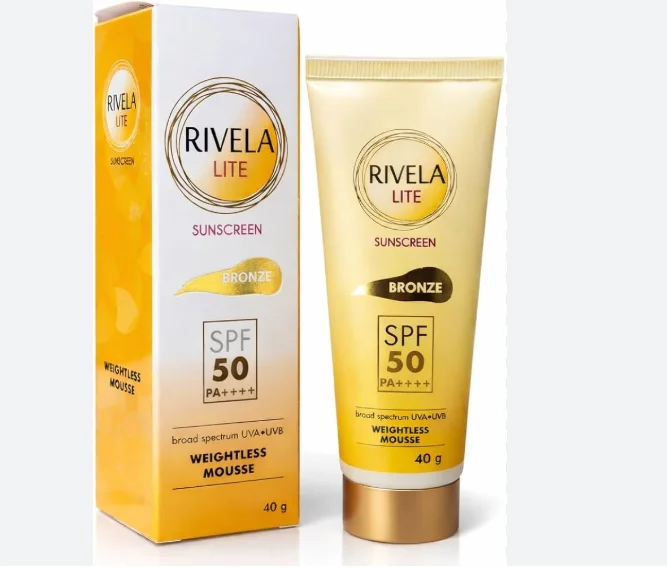 Rivela Lite Bronze Sunscreen SPF 50 PA++++ 40g