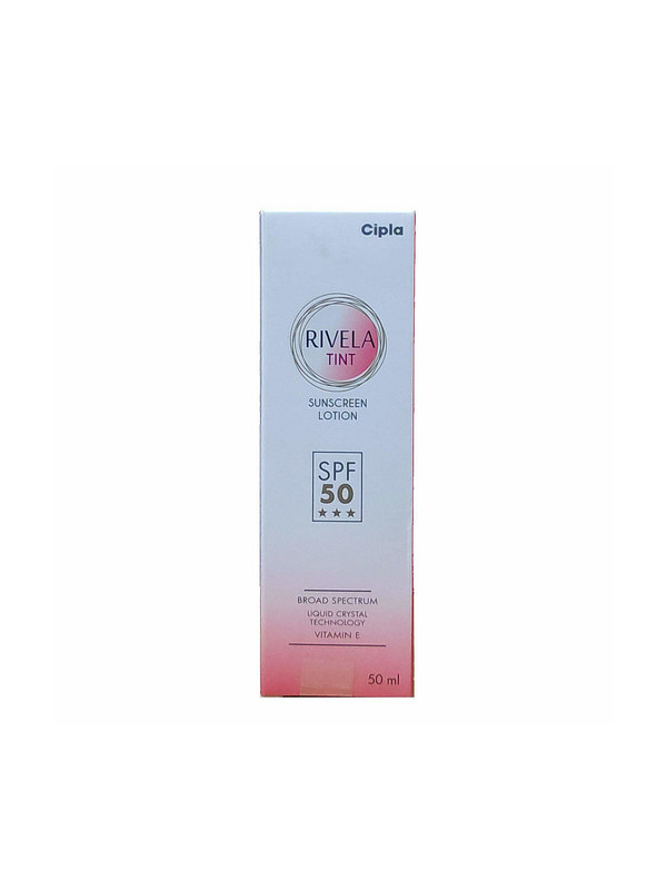 Cipla Rivela Tint Sunscreen Lotion SPF 50 50ml