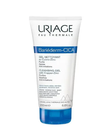 Uriage Bariéderm Cleansing Cica-Gel with Copper-Zinc 200ml