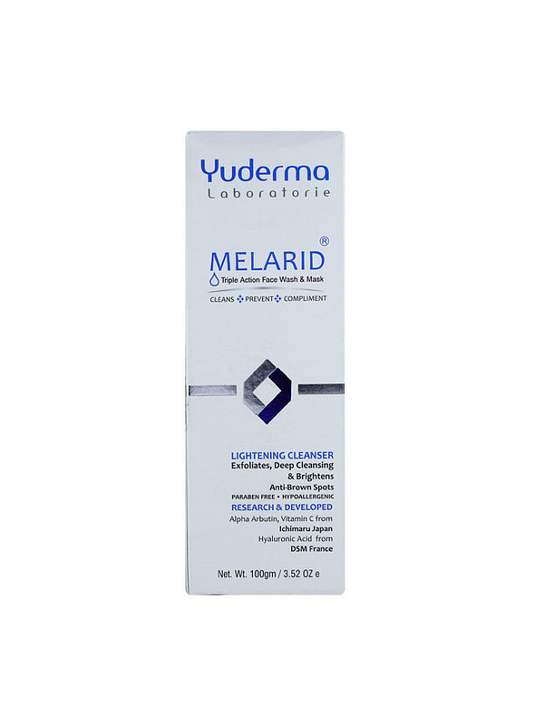 Yuderma Melarid Triple Action Face Wash & Mask 100g