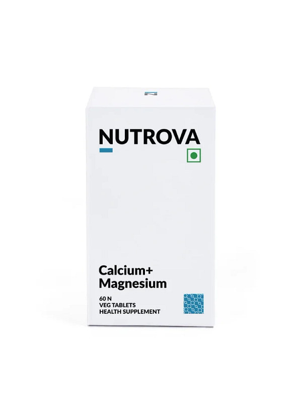 Nutrova Calcium+Magnesium Veg Tablet 60 Tablets