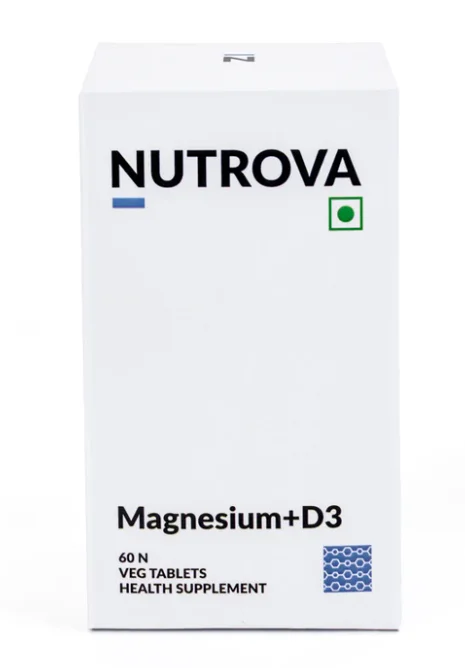 Nutrova Magnesium+D3 60 Tablets