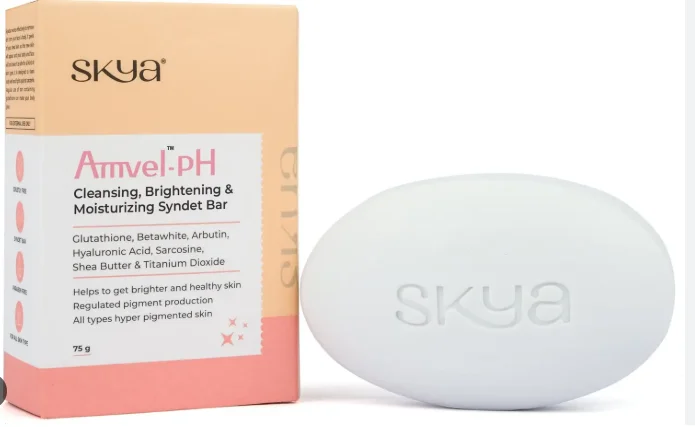 Skya Amvel pH Cleansing Brightening Moisturizing Syndet Bar 75g