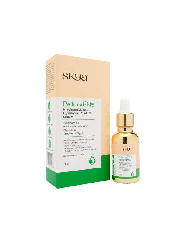 Skya Pellucid N5 Niacinamide 5% & Hyaluronic Acid 1% Face Serum 20ml