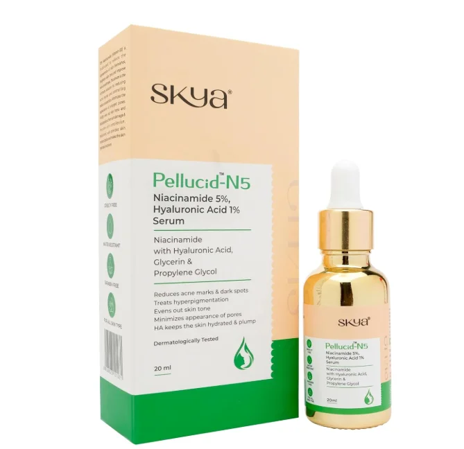 Skya Pellucid N5 Niacinamide 5% & Hyaluronic Acid 1% Face Serum 20ml