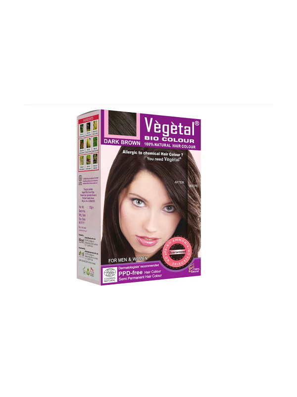 Vegetal Bio Colour Dark Brown 150gm