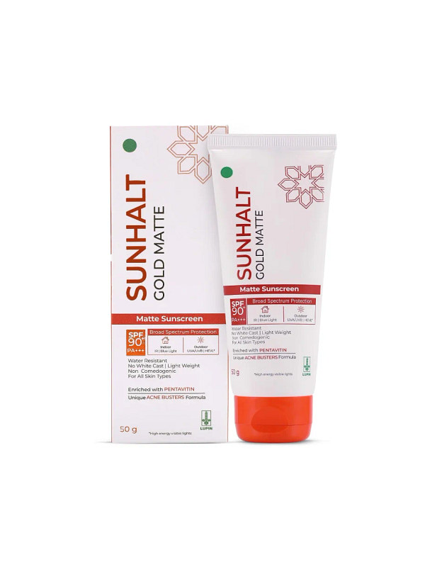 Sunhalt Gold Matte Sunscreen Spf 90+ 50g
