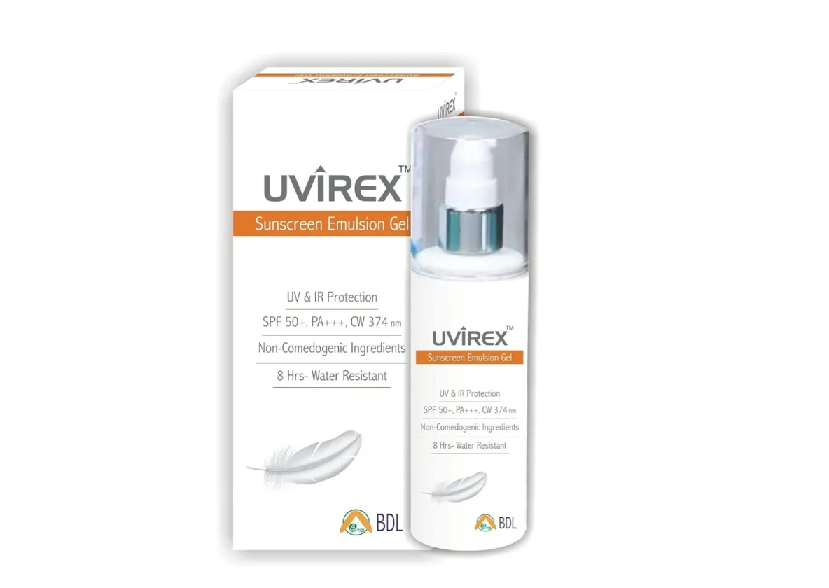 Uvirex Sunscreen Emulsion Gel Spf 50+ 50gm
