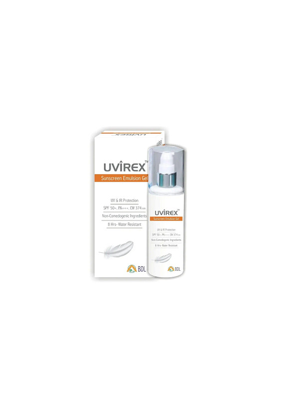 Uvirex Sunscreen Emulsion Gel Spf 50+ 50gm